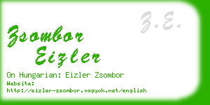 zsombor eizler business card